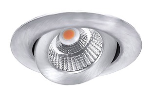 Kruhová - SLC 3234445 Zápustné svítidlo Allround Gyro 10W hliník 2700K 520lm 230V - TLG