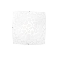 Plafoniéry - FAN I-ISLAND-PL50 Stropní svítidlo Island, bílé, 4 x E27, 50 x 50 x 12 cm - FANEUROPE