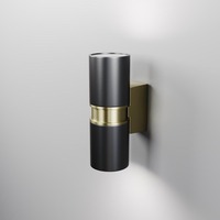 Nástěnná - M O582WL-02B Nástěnné svítidlo Bowery GU10x2 2x50W černý hliník IP54 - MAYTONI