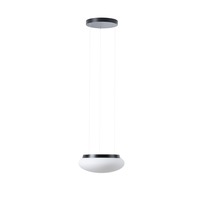 Kruhová - OS ARA67923 ARAKIS LE2 závěsné skleněné svítidlo černá / bílá IP40 4000 K 13W LED - OSMONT
