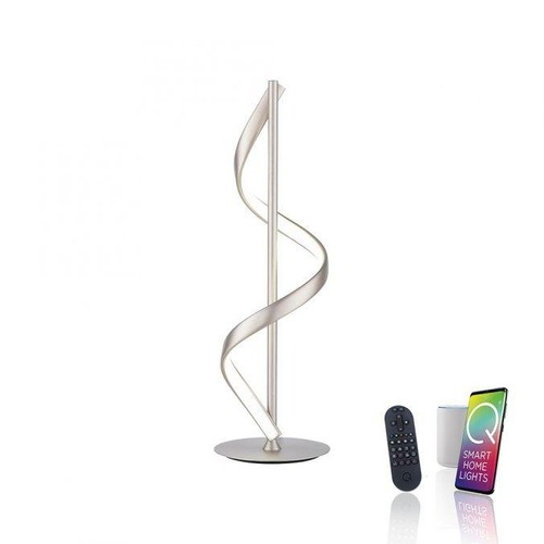 Stolní lampy dekorační - PN 4385-55 Paul Neuhaus LED stolní lampa Q-SWING stříbrná Smart Home ZigBee 2700-5000K - PAUL NEUHAUS - foto 1
