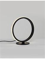 Stolní lampy dekorační - NV 9481095 Stolní lampa NAGER černý hliník a akryl LED 11W 230V 3000K IP20 - NOVA LUCE
