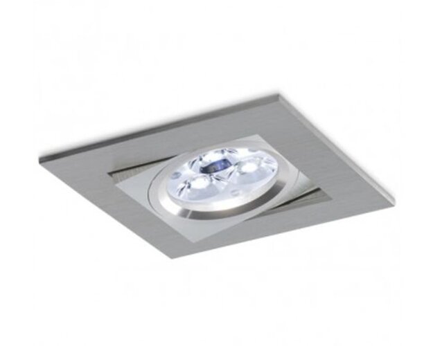 Hranatá - BPM 4200 Vestavné svítidlo Aluminio Blanco, bílá, 1x50W, 12V - BPM - foto 1