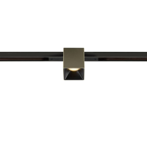 Lištové Magnetic SLV - LA 1008980 FIX-IT! 48V, DALI, úhlový, standardní stopa, spot, 2000-3000 K, 7,4 W, 36°, bronzový / černý - BIG WHITE (SLV) - foto 1