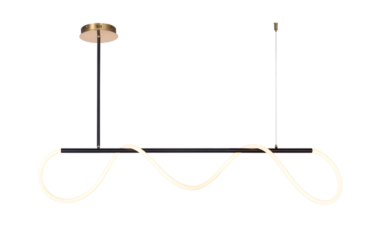 LED stropní svítidla - LED stropní lampa 36W černá - foto 1