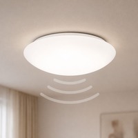 Kruhová - BRILO 3362016 Elipso LED svítidlo do koupelny, pohybové čidlo, soumrakový senzor 3362-016 - BRILO