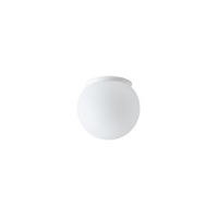 Kruhová - OS STY61720 STYX 1 stropní/nástěnné skleněné svítidlo bílá IP65 4000 K 8W LED - OSMONT