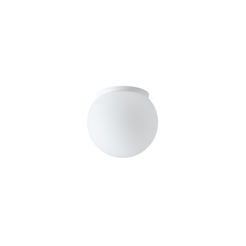 Kruhová - OS STY61720 STYX 1 stropní/nástěnné skleněné svítidlo bílá IP65 4000 K 8W LED - OSMONT - foto 1