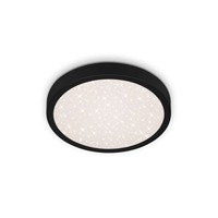 Kruhová - BRILO 3048-015 LED stropní svítidlo pr. 28 cm 18W 2000lm černá - BRILO
