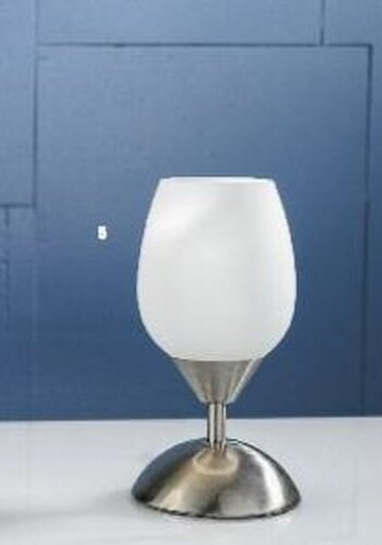 Stolní lampy dekorační - OR LA 4-1115/1 SATIN Stolní lampa 1x40W E14, satin, výška 20cm, průměr 10cm - ORION - foto 1