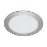 Kruhová - BRI 7286-012 LED vestavné svítidlo, pr. 17 cm, 12 W, matný nikl - BRILONER