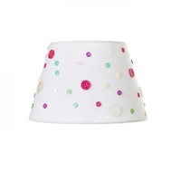Stínidla, kryty, clony - RED R12388X VÝPRODEJ VZORKU - DELISA 25/16 stínidlo bílá knoflíky max. 28W - RED - DESIGN RENDL