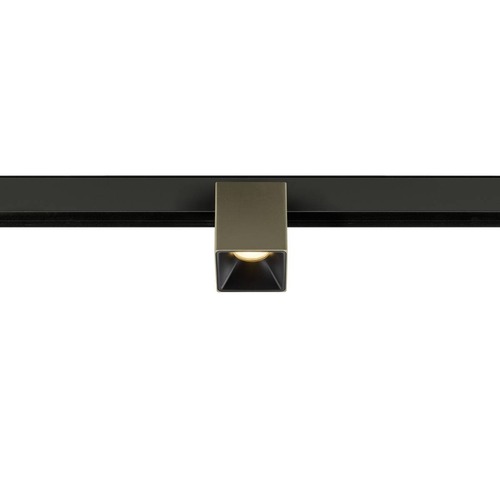 Lištové Magnetic SLV - LA 1008988 FIX-IT! 48V, DALI, úhlový, povrchová montáž, spot, 3000K, 6,6 W, 36°, bronzový / černý - BIG WHITE (SLV) - foto 1