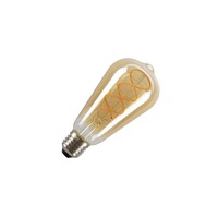 E27 - LA 1008646 LED ST64 LED-žárovka, zlatá, E27, 4W, 2000K - BIG WHITE (SLV)