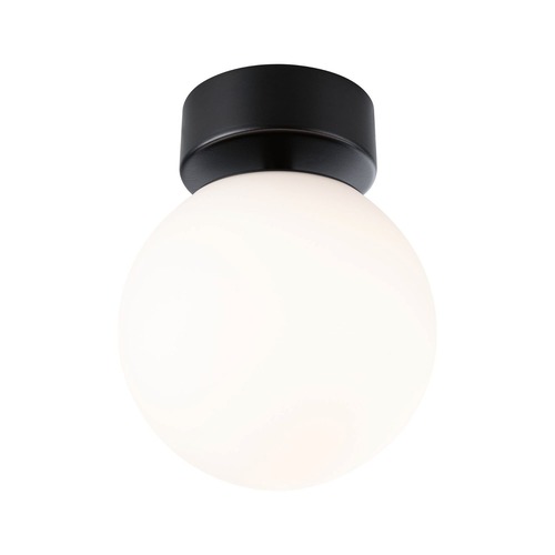 Kruhová - P 71072 Selection Bathroom LED stropní svítidlo Gove IP44 3000K 230V 9W černá mat/satén - PAULMANN - foto 1