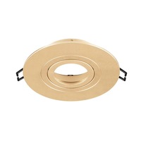 Kruhová - LA 1007633 NEW TRIA® 75 XL kroužek pro vestavbu do stropu, D: 11 H: 2,6 cm, IP 20, růžové zlato - BIG WHITE (SLV)