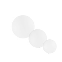 Dekorační - FAN I-GECO-SFERA-E-L50 Venkovní svítidlo Geco, bílá, 1 x E27, IP65, výška 50 cm, kabel 250 cm - FANEUROPE