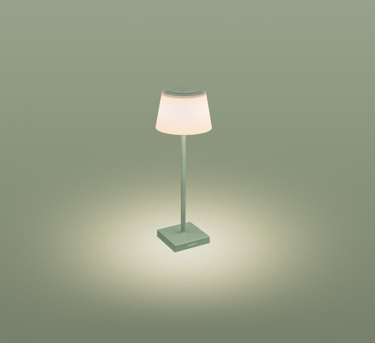 Na stůl - CEN MRGVE-043830 Nabíjecí stmívatelné stolní LED svítidlo MARGO zelené 4W 3000K IP54 USB - CENTURY - foto 1