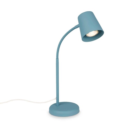 Stolní lampy pracovní - BRILO 7476010 Stolní lampa, 38,5 cm, 1x GU10, max. 9W, tyrkysová - BRILO - foto 1