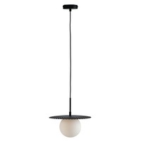 Dekorativní - FAN I-CHAPLIN-S30 NER Závěsné svítidlo Chaplin, černé, 1 x GU9, 30 x 30 x 159,8 cm - FANEUROPE