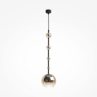 Koule - M MOD227PL-01B1 Závěsné svítidlo Ros GU10 20W černý kov designové - MAYTONI