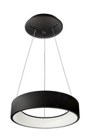 Kruhová - IMPR 342184 Deko-Light závěsné svítidlo Sculptoris 400 mm, 30,0 W, 3000/4000 K, černá 220-240V AC/50-60Hz 30,00 W 3000/4000 K 2000 lm tmavě černá RAL 9005 - LIGHT IMPRESSIONS