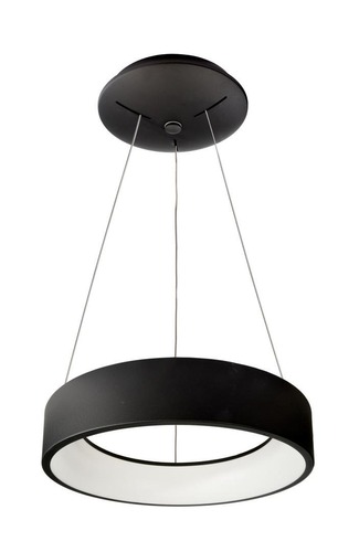 Kruhová - IMPR 342184 Deko-Light závěsné svítidlo Sculptoris 400 mm, 30,0 W, 3000/4000 K, černá 220-240V AC/50-60Hz 30,00 W 3000/4000 K 2000 lm tmavě černá RAL 9005 - foto 1