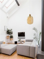 Koule - NV 9236640 Závěsné svítidlo CINZIA šampaň sklo bílý kabel mosazný zlatý kov E27 1x12W 230V IP20 bez žárovky - NOVA LUCE