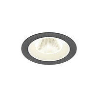 Kruhová - LA 1009632 NUMINOS® M Stropní vestavné svítidlo, 4000 K, 20°, IP20, kulaté, černé / bílé - BIG WHITE (SLV)
