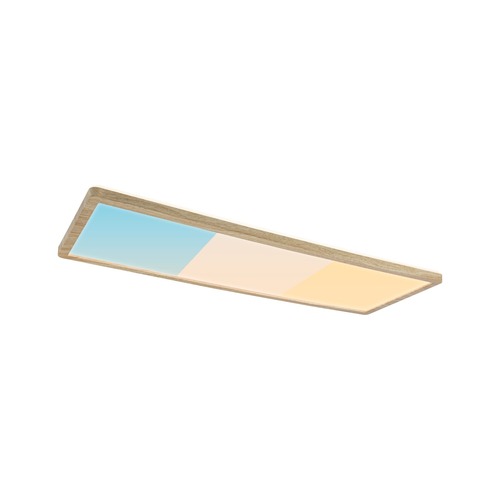 Hranatá - P 71311 LED Panel Atria Shine White Select IP44 hranaté 560x200mm 15,2W 3000 - 6500K design dřevo - PAULMANN - foto 1