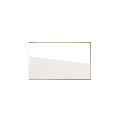 Dekorativní - FAN LED-ALBA-RT40 Nástěnné svítidlo LED ALBA bílá / zlatá 10W 1200LM CCT 25x3,5x40cm - FANEUROPE - foto 1