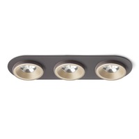 Hranatá - RED R13246 SHARM R III zápustná perleťová zlatá/hnědá 230V LED 3x10W 24° 3000K - RED - DESIGN RENDL