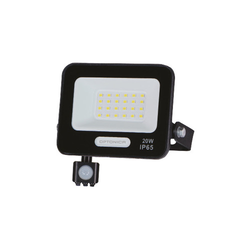 Vnitřní reflektory - LED SMD Floodlight IP65 Černé tělo se senzorem - foto 1
