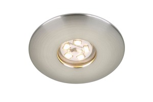 Kruhová - BRI 7240-012 LED vestavné svítidlo, pr. 4,5 cm, 1,8 W, matný nikl - BRILONER