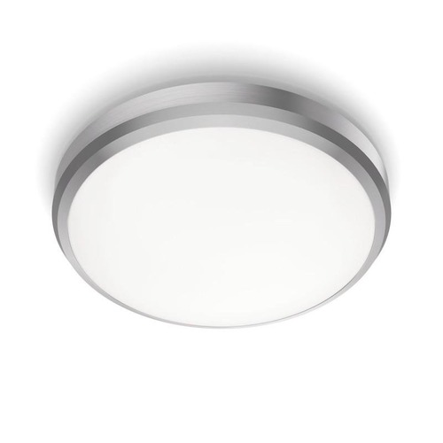 Kruhová - PH 8718699758844 LED Koupelnové stropní přisazené svítidlo Philips DORIS CL257 8718699758844 6W 640lm 4000K IP44 22cm niklové - PHILIPS (929002367601) - foto 1