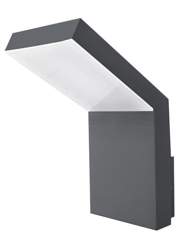 Nástěnná - NV 711024 Venkovní nástěnné svítidlo PARK hliník tmavě šedá akrylový difuzor LED 6W 3000K 220-240V 120st. IP54 AC vč. driveru - NOVA LUCE - foto 1