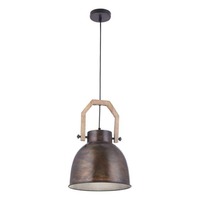 Kónická - LD 11986-18 SAMIA Závěsné svítidlo, hnědé, vintage, Used Look - LEUCHTEN DIREKT / JUST LIGHT