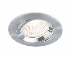 Kruhová - BPM 3017LED2.D40.3K Vestavné svítidlo Aluminio Plata, kart.hliník 7W 500lm 3000K LED 230V - BPM