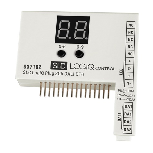 Ovladače pro vícebarevné LED pásky, RGB, RGBW - SLC S37102 SLC LogiQ Plugin 2CH DALI DT6 - TLG - foto 1