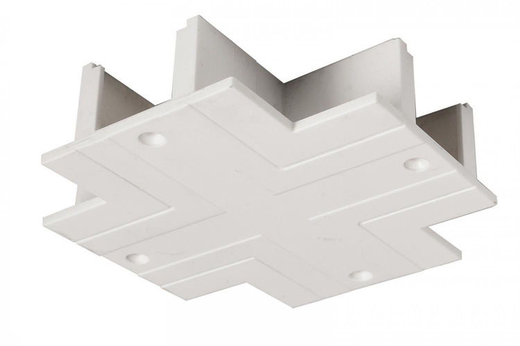 Lišty a příslušenství IVELA - IMPR 710092 Deko-Light kolejnicový systém 3-fázový 230V D Line krycí panel X-spojka bílá RAL 9016 99 mm - foto 1