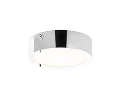 Kruhová - RED R12130 SLENDER SLIM R 9 přisazená černý chrom 230V LED 8W 3000K - RED - DESIGN RENDL