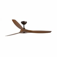 Ventilátory - FARO 33511 MOREA L, hnědá, stropní ventilátor s DC motorem - FARO