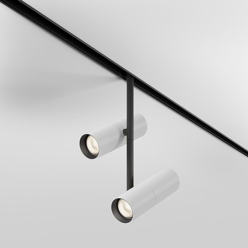 Lištové Magnetic Maytoni Exility - M TR005-2-2X12W3K-BW Svítidlo pro kolejnicový systém Elti Duo 3000K 24W teplá bílá 1563lm černá/bílá hliník Exility - MAYTONI - foto 1