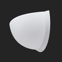 Dekorativní - OS NEL44602 NELA DL3 nástěnné skleněné svítidlo bílá IP43 60W E27 HF (původní kód OS 44602) - OSMONT