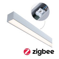 Liniové LINION - P 98182 Linion napájení Power Channel Zigbee 230/24V 17W matný chrom 1m - PAULMANN