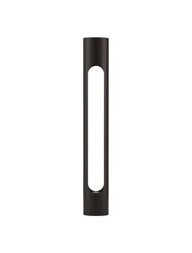 Sloupková - NV 9100917 Venkovní sloupkové svítidlo ELLERY černý hliník a akryl LED 12W 3000K 100-240V IP65 - NOVA LUCE - foto 1