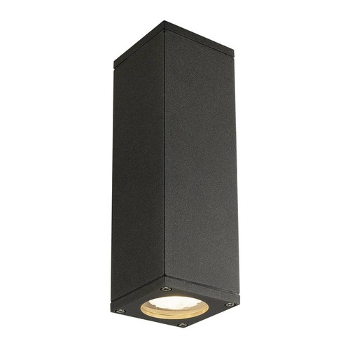 Nástěnná - LA 229535 THEO UP-DOWN OUT wall light, square, anthracite, GU10, max. 2x35W - BIG WHITE (SLV) - foto 1