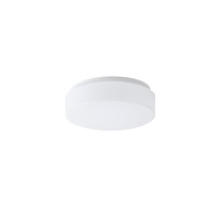 Kruhová - OS DEL52112 DELIA 1A stropní/nástěnné plastové svítidlo bílá IP54 25W E27 - OSMONT