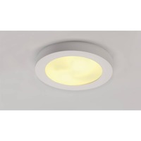 Kruhová - LA 148001 Stropní svítidlo GL105 stropní kruhová sádra bílá 230V E27 2x25W - BIG WHITE (SLV)