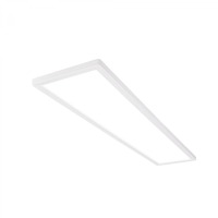 Hranatá - BRILO 7519416 BRILONER Tava LED stropní svítidlo 98cm, ploché, přímé a nepřímé osvětlení, bílé 7519416